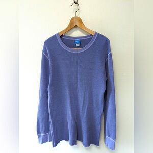 Good On Waffle Long Sleeve T-Shirt Pigment Dye Purple Vintage